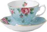 Thumbnail for your product : Royal Albert Polka blue teacup and saucer boxed