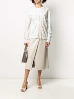 Thumbnail for your product : Sies Marjan Colour-Block Animal Print Cardigan