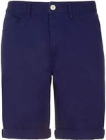 Thumbnail for your product : Topman Navy Longer Length Chino Shorts