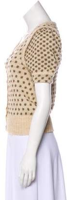 Balenciaga Wool-Blend Button-Up Cardigan
