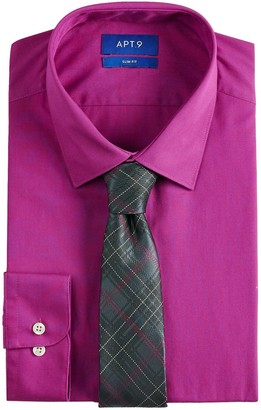 Apt. 9 Men's Slim-Fit Dress Shirt ☀ Tie ...