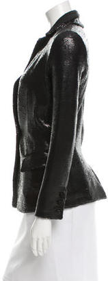Plein Sud Jeans Sequin Single-Breasted Blazer