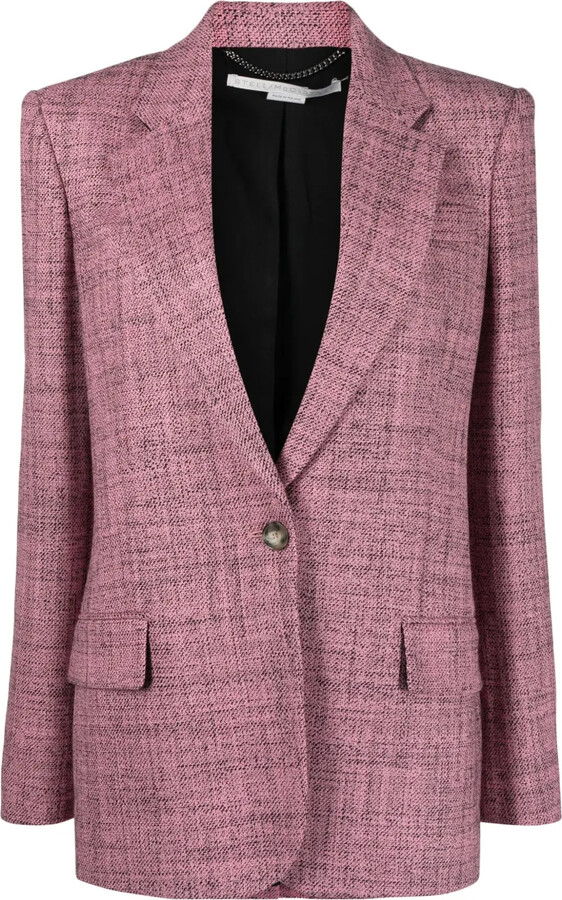 Stella McCartney Single-Breasted Wool Blazer