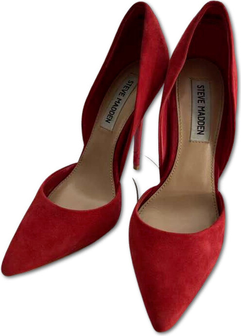 Steve Madden Red Suede Shoes | ShopStyle