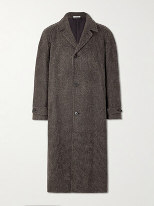 AURALEE Brushed Alpaca And Wool Hooded Coat - ShopStyle