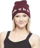 Thumbnail for your product : Wet Seal Woke Up Like This Beanie