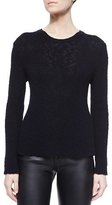 Thumbnail for your product : Helmut Lang Cashmere Crewneck Sweater, Midnight
