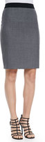 Thumbnail for your product : Elie Tahari Bennet Stretch Flannel Pencil Skirt