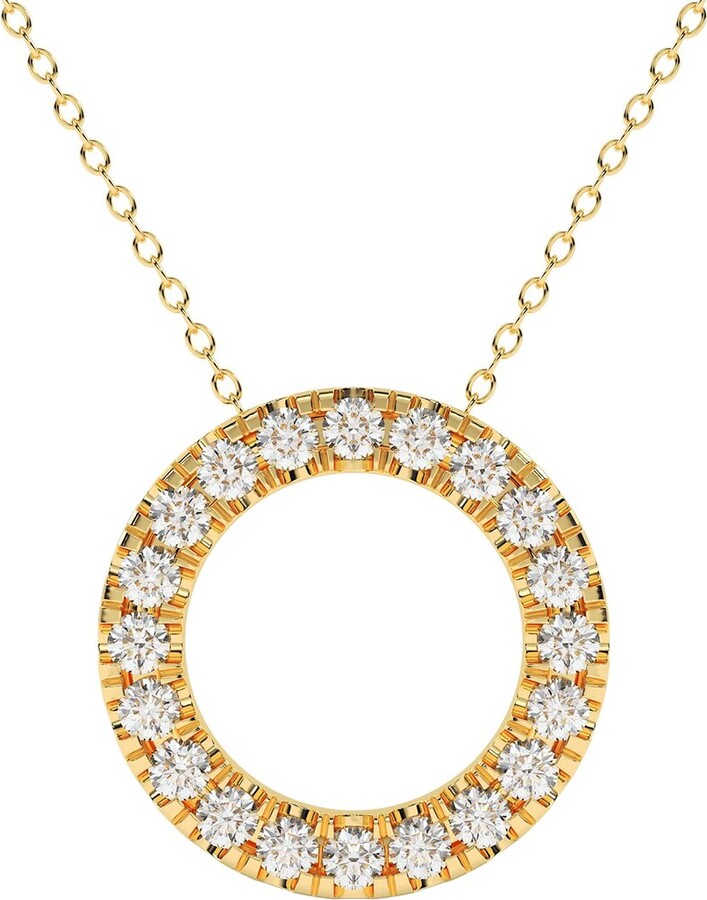 Lab Grown Diamonds 14K 0.75 ct. tw. Lab-Grown Diamond Necklace