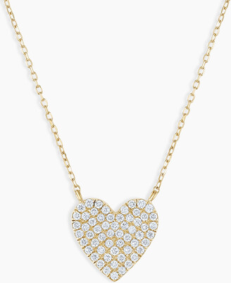 Gorjana Diamond Pavé Heart Necklace