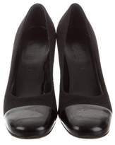 Thumbnail for your product : Chanel Camellia Cap-Toe Pumps