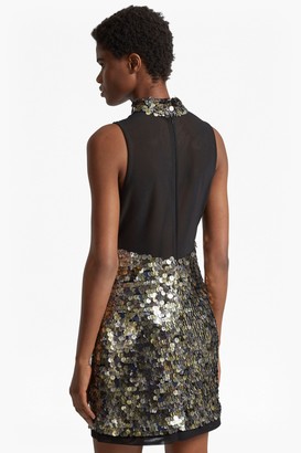 French Connection Moon Rock Sequin Tunic Dress