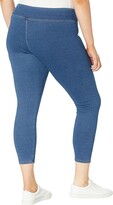 Thumbnail for your product : Hue Plush Lined High-Rise Denim Leggings (Medium Wash) Women's Jeans