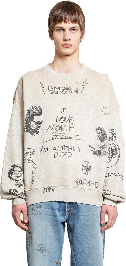 Paly Hollywood Man Grey Sweatshirts - ShopStyle