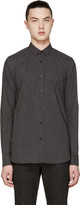 Thumbnail for your product : Saint Laurent Black & White Polka Dot Poplin Shirt