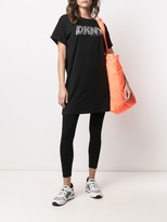 Thumbnail for your product : DKNY Core Essentials side stripe leggings