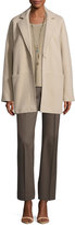 Thumbnail for your product : Lafayette 148 New York Oversized Wool Coat, Umber