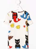 Thumbnail for your product : Mini Rodini Cat Mermaid T-shirt