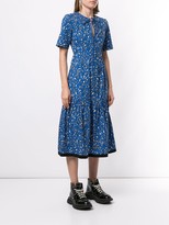 Thumbnail for your product : Markus Lupfer Geometric Patterned Midi Dress