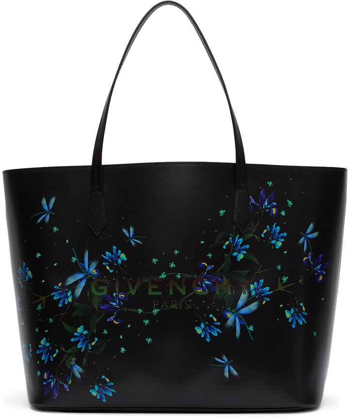 Givenchy Black Floral Ophelia Tote - ShopStyle