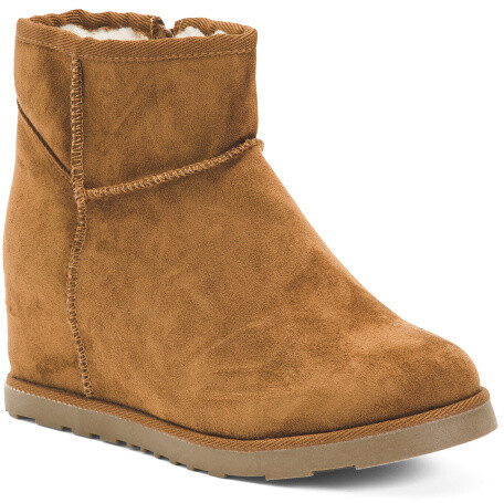 comfortable wedge booties for walking