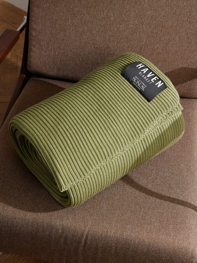 Haven Ribbed Virgin Wool Blanket