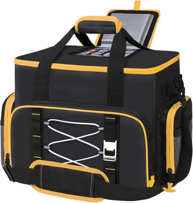 PET SUPPLY PLUS INC Soft Cooler Bag 55 Cans, Ice Chest With Hard Liner, Large Cooler And Collapsible Coolers Leakproof, Portable Insulated Cooler For Beach, Camping,Trave