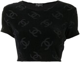 Thumbnail for your product : Chanel Pre Owned 1990s interlocking CC logo cropped top
