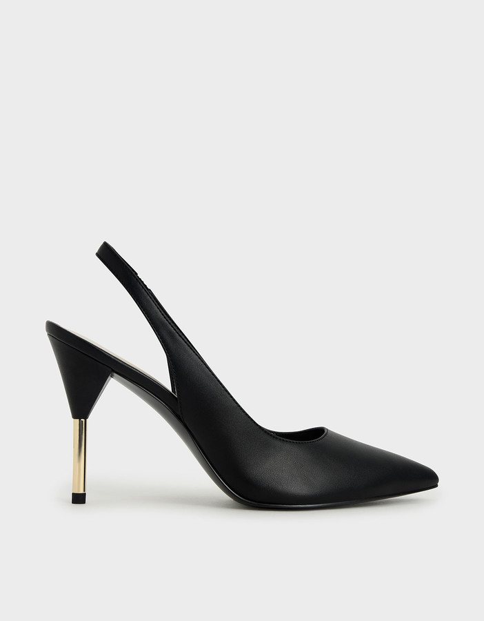Charles & Keith Slingback Stiletto Pumps ShopStyle