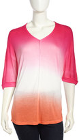Thumbnail for your product : Young Fabulous & Broke Aleen Ombre Exposed Seam Top, Fuchsia Ombre