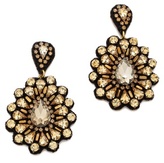 Thumbnail for your product : Deepa Gurnani Oversized Crystal Flower Earrings