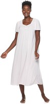 Thumbnail for your product : Women's Miss Elaine Essentials Long Tricot Nightgown