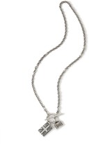 Thumbnail for your product : Mulberry Bag Charm Necklace Silver Old Silver