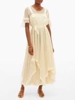 Thumbnail for your product : MIMI PROBER Susanna Layered Organic-cotton Tulle Dress - Ivory