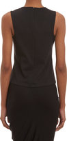 Thumbnail for your product : Barneys New York Faux Leather-Front Shell