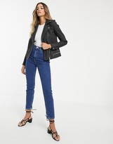 Thumbnail for your product : Vero Moda faux leather biker jacket