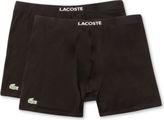 Thumbnail for your product : Lacoste Branded pack of two stretch-cotton trunks