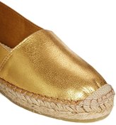 Thumbnail for your product : Park Lane Leather Metallic Espadrille