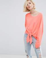 Thumbnail for your product : ASOS Sweatshirt With Knot Front