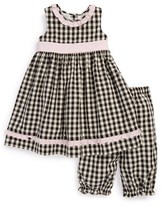 Thumbnail for your product : Laura Ashley Gingham Sleeveless Dress & Bloomers (Toddler Girls)