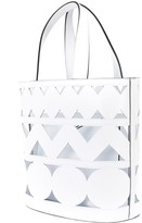 Thumbnail for your product : Casadei Geometric Laser-Cut Tote