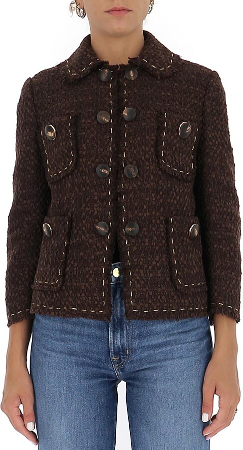 Cropped Tweed Jacket | Shop the world's largest collection of 