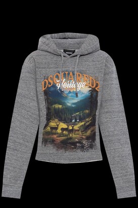 DSQUARED2 Icon Print Hooded Sweatshirt - ShopStyle Jumpers DSQUARED2 Icon Print Hooded Sweatshirt - ShopStyle Jumpers
