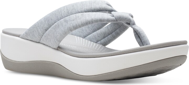 Clarks Women's Gray Flip Flop Sandals | ShopStyle