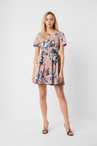 Thumbnail for your product : French Connection Amalfi Corsetta Floral Belted Dress