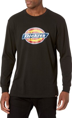 Dickies mens Long Sleeve Regular Fit Logo Tee T Shirt