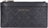 Thumbnail for your product : Michael Kors Money Pieces Pebbled Leather Flat Pouch