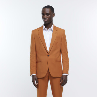 Mens Orange Suit Jacket