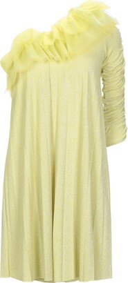 Soallure Mini Dress Yellow