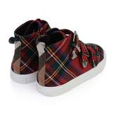 Thumbnail for your product : Burberry BurberryRed Tartan Sommers High Top Trainers